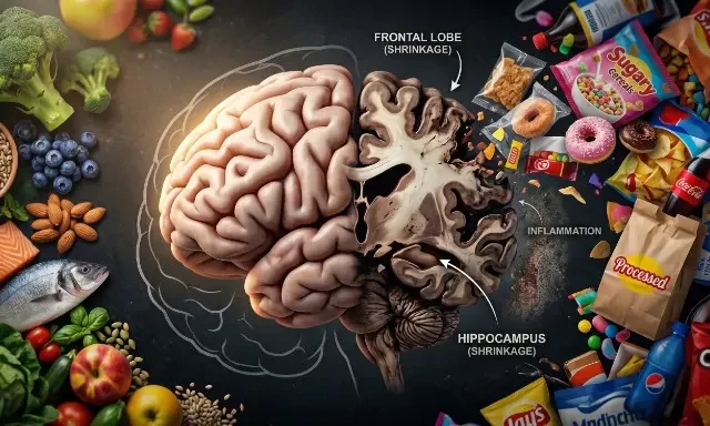 Ultra-processed foods linked to structural brain decline in large imaging study