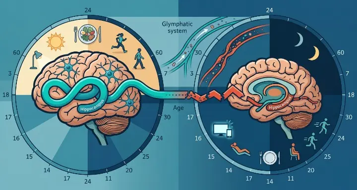 New research found that people whose daily activity peaks after 2pm have a 45% higher dementia risk and the brain scans explain why timing matters more than duration