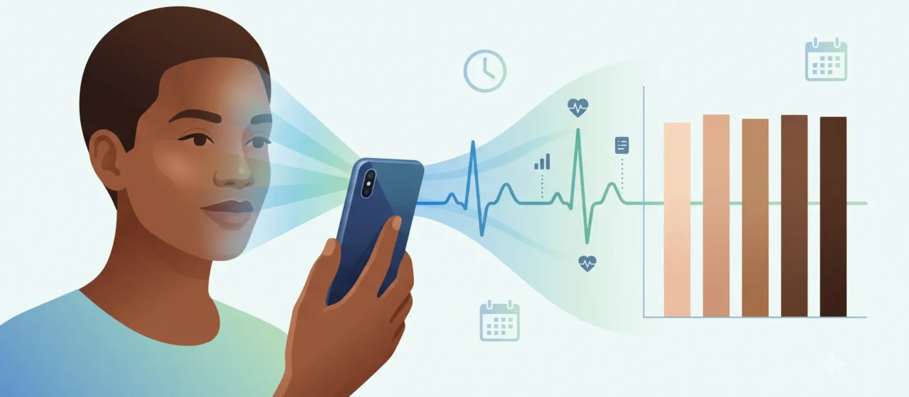 A Google Research study published in Nature found that the front camera measuring your face when you unlock your phone contains enough data to track your heart health continuously