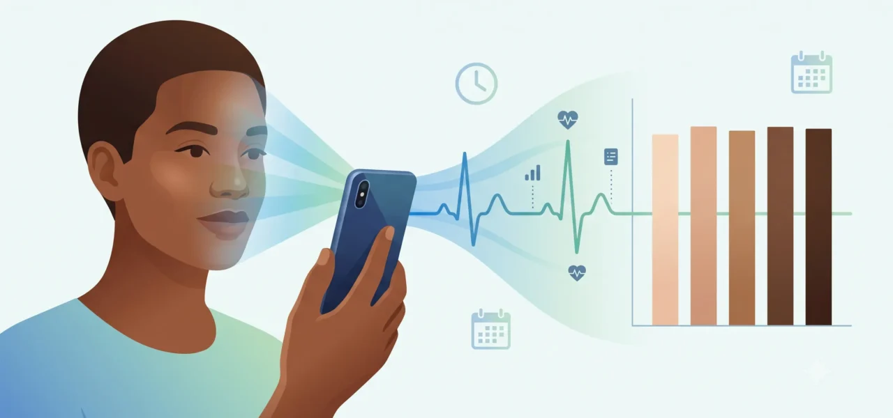 A Google Research study published in Nature found that the front camera measuring your face when you unlock your phone contains enough data to track your heart health continuously