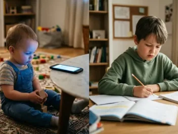 A study tracked 502 children from age 1 to 8 and found that screen time damages the brain at two specific ages and leaves the years between almost untouched