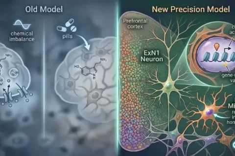 New research found that depression is concentrated in two specific cell types in the prefrontal cortex and current drugs do not target either of them