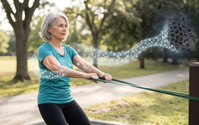 Scientists found that aging muscle stops sending a molecular signal that suppresses tumor growth, and exercise can switch it back on