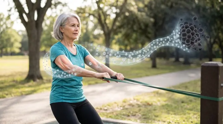 Scientists found that aging muscle stops sending a molecular signal that suppresses tumor growth, and exercise can switch it back on