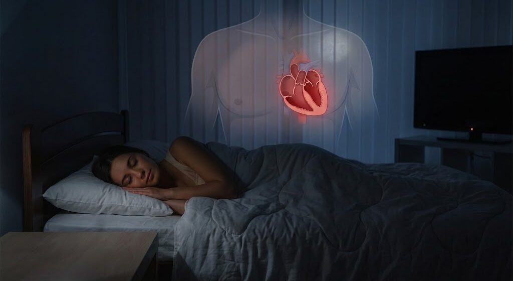 Scientists have known nighttime light raises cardiovascular risk. A study of 11,071 people just showed for the first time what it is actually doing to the structure of the heart.