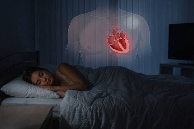 Scientists have known nighttime light raises cardiovascular risk. A study of 11,071 people just showed for the first time what it is actually doing to the structure of the heart.