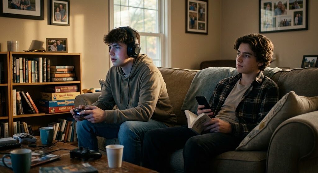 A study of 21,797 Swedish twins found that teens who spent 6+ hours a day gaming or online on weekdays had over 3 times the rate of later depression or anxiety. Then researchers compared each teen with their own twin.