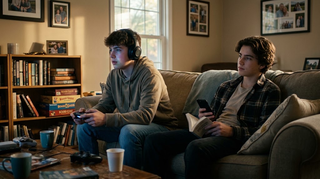 A study of 21,797 Swedish twins found that teens who spent 6+ hours a day gaming or online on weekdays had over 3 times the rate of later depression or anxiety. Then researchers compared each teen with their own twin.