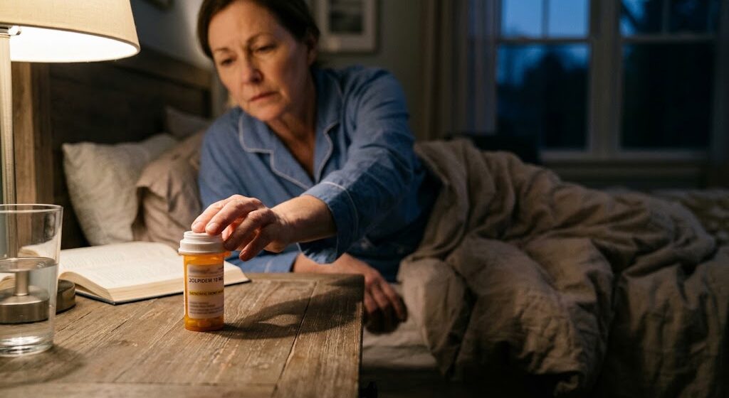 A study of 129,287 adults found that people whose first sleeping pill prescription covered a month were twice as likely to still be filling it 7 years later. Most patients got that month.