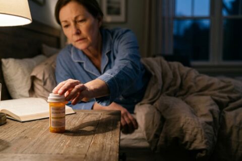 A study of 129,287 adults found that people whose first sleeping pill prescription covered a month were twice as likely to still be filling it 7 years later. Most patients got that month.